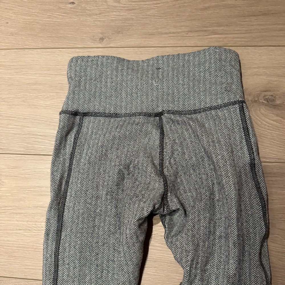 Lululemon tweed ruched ankle wunder under 29”